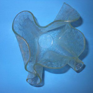 NUCOLLECTIONS HANDKERCHIEF GLASS VASE